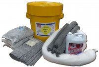 Oil Spill Kit Absorbent ชุดวัสดุดูดซับน้ำมันและของเหลวขนาด 20 แกลลอน