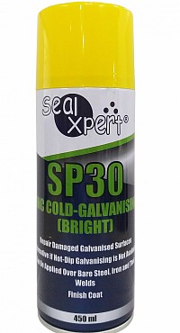 กัลวาไนซ์สีบรอนซ์เงิน สังกะสีเหลวสีบรอนซ์เงิิน Seal Xpert SP30 Cold Galvanize Bright