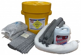 ชุดวัสดุดูดซับน้ำมันและสารเคมี Oil Spill Kit 75 แกลลอน
