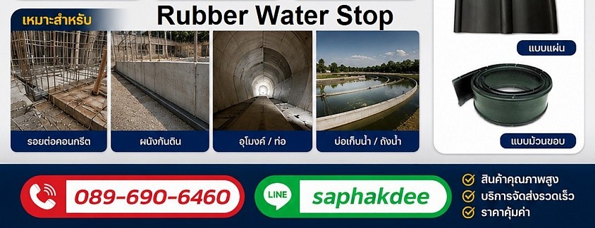รับเบอร์ วอเตอร์ สต็อป Rubber Water Stop